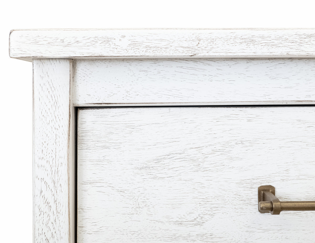 White Roots Chest, 5 Drawer