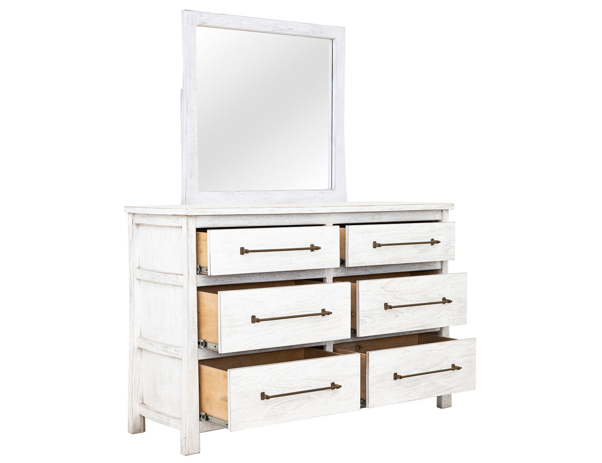 White Roots Mirror