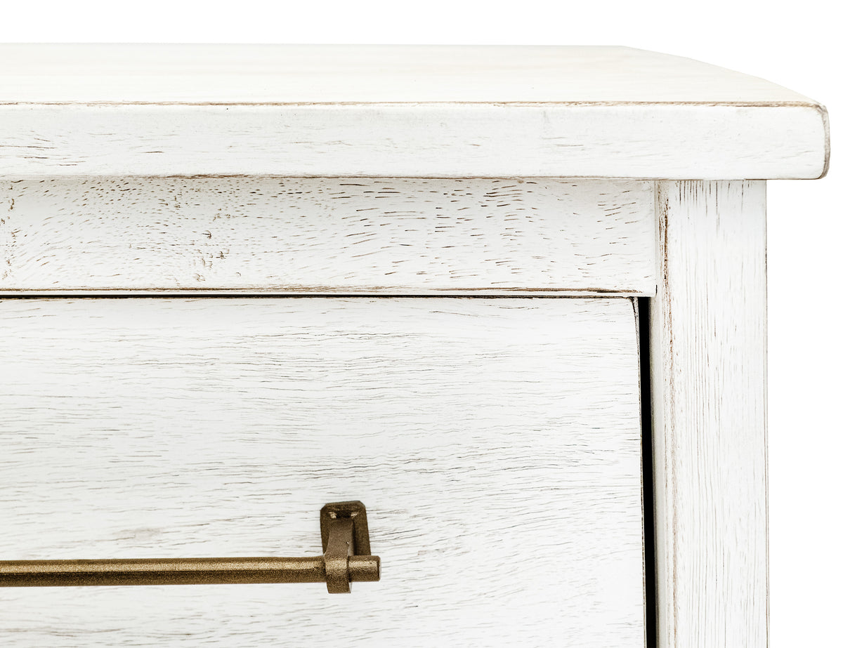 White Roots Dresser, 6 Drawer