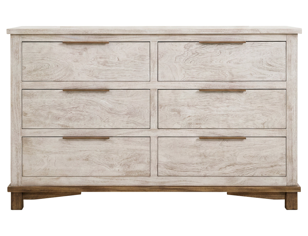 Golden Loft Dresser, 6 Drawer