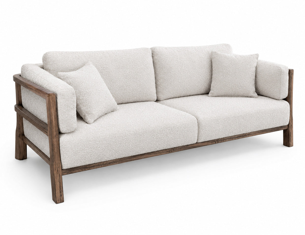 Roots Sofa, Wooden Frame, Upholstered - IUP673-SOF-101