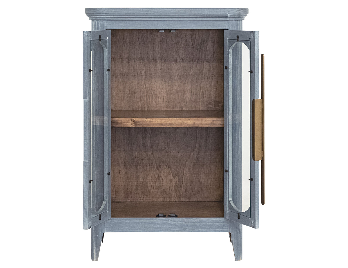 Brava Collection Console, Blue, 2 Door