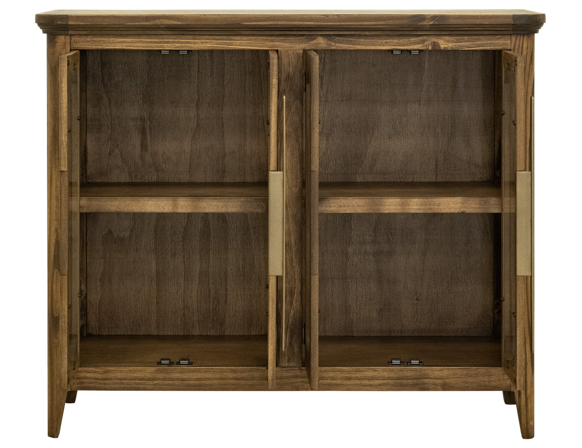 Brava Collection Console, Brown, 4 Door