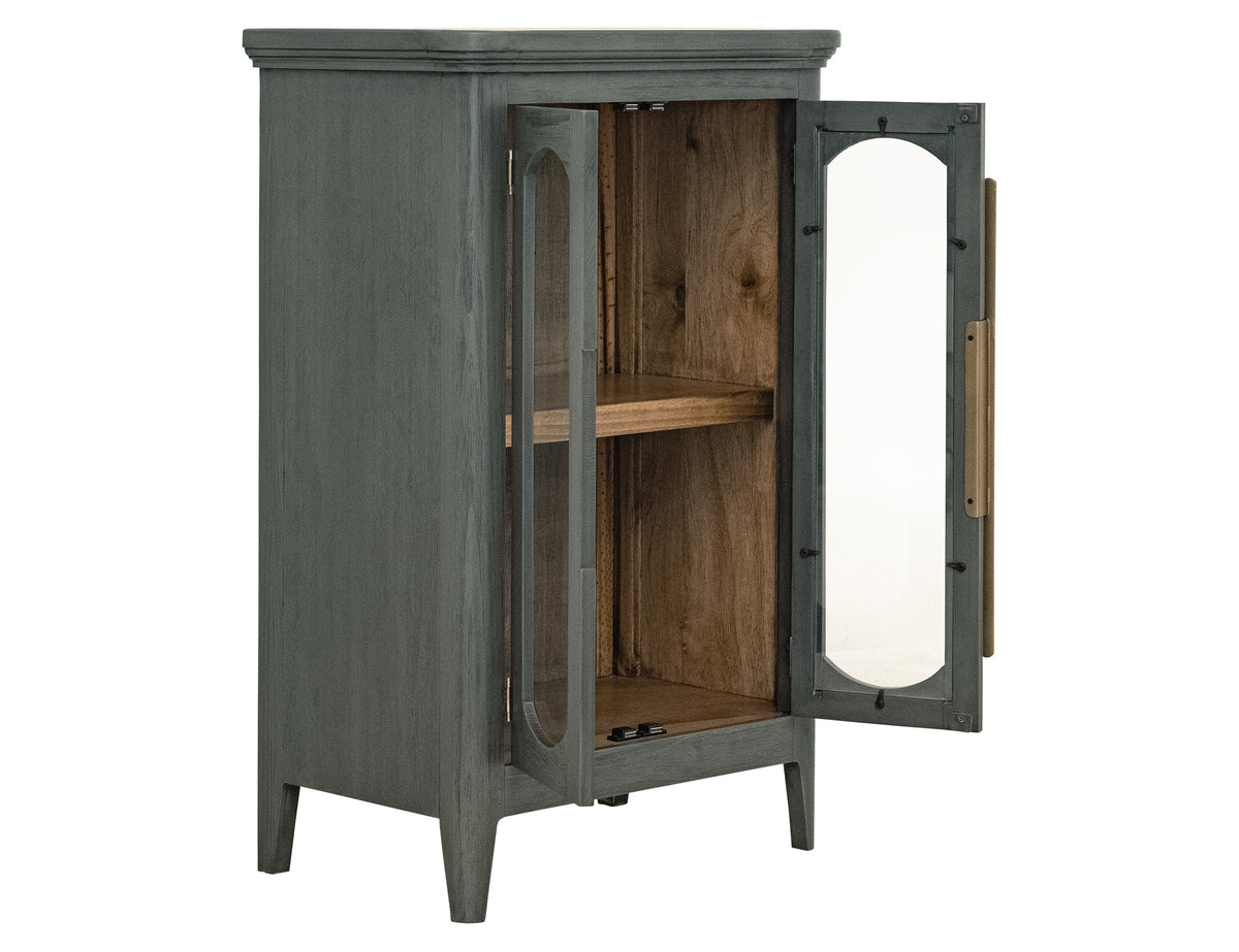 Brava Collection Console, Green, 2 Door