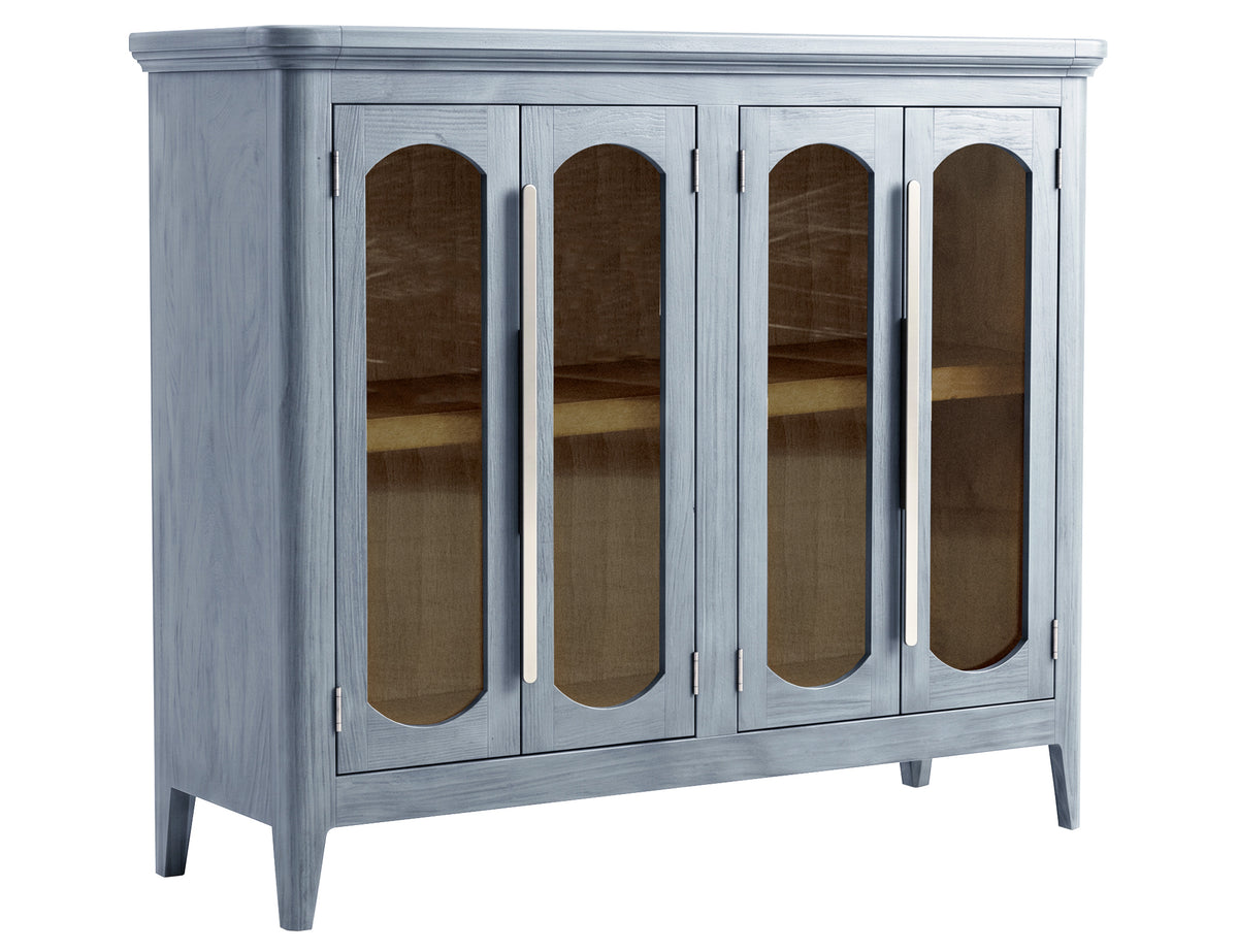 Brava Collection Console, Blue, 4 Door