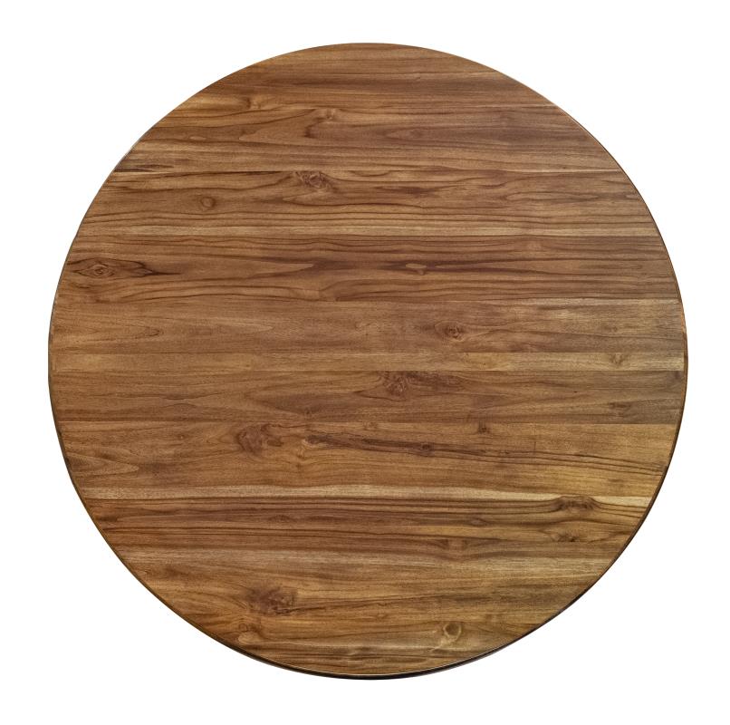 Silver, Round Dining Table