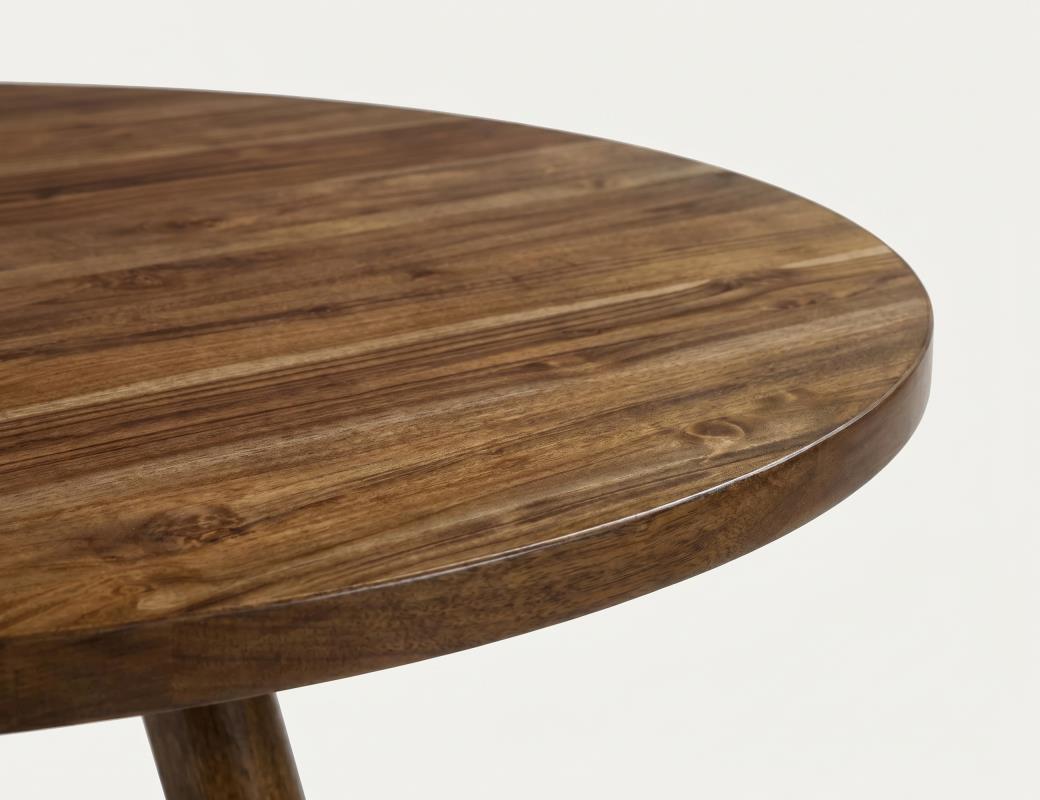 Silver, Round Dining Table