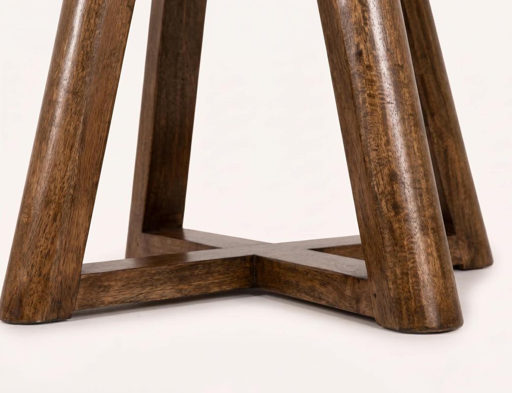 Silver, Round Dining Table