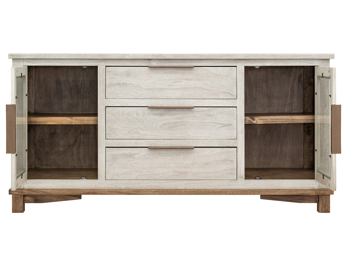 Golden Loft Buffet, 3 Drawer & 2 Door