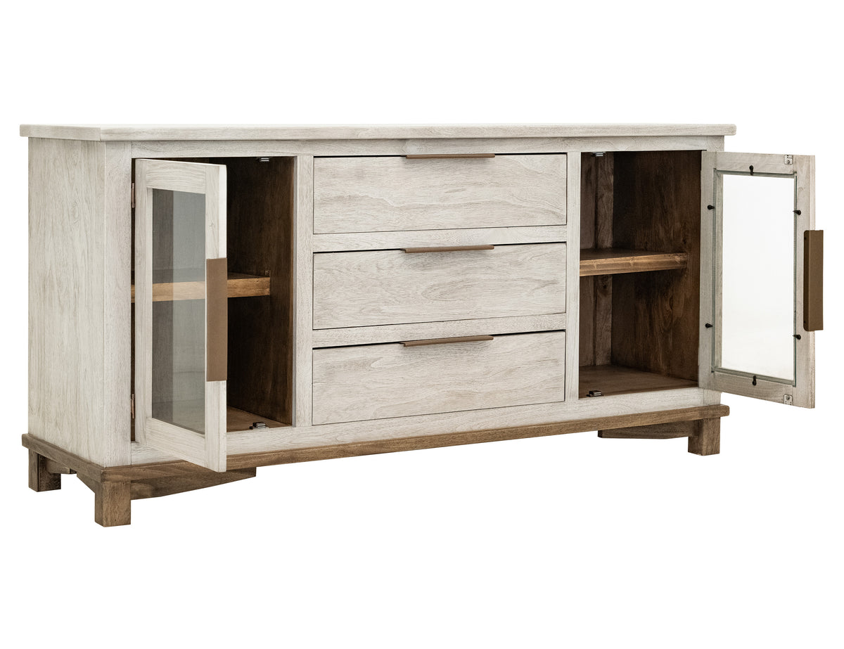 Golden Loft Buffet, 3 Drawer & 2 Door
