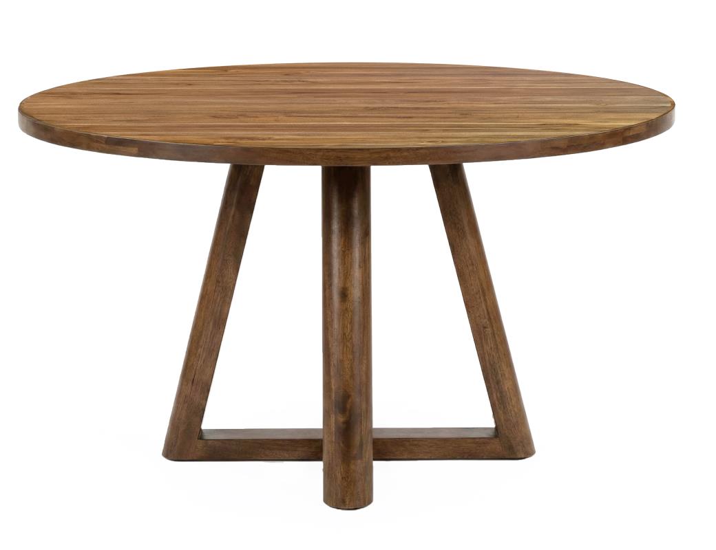 Silver, Round Dining Table