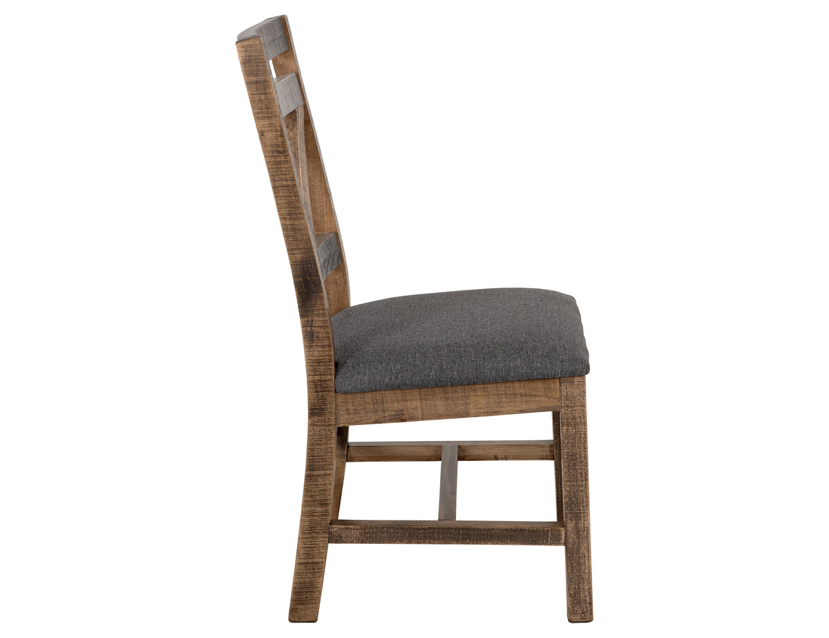 Loft Brown Chair, Multicolor, Wooden - IFD6552CHR