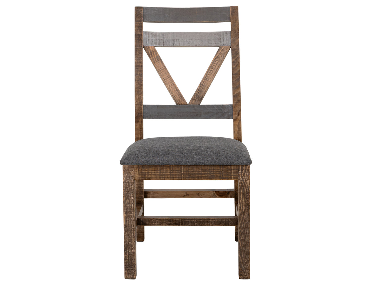 Loft Brown Chair, Multicolor, Wooden - IFD6552CHR