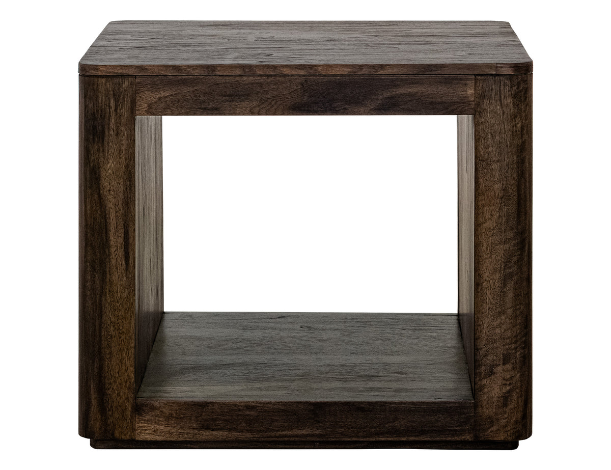 Black Balam End Table, Black, 1 Shelf - IFD4423END