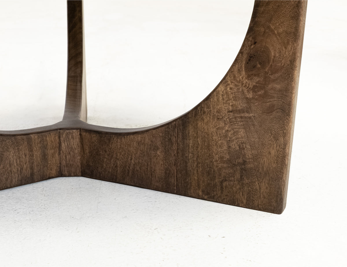 Silver Cocktail Table, Brown