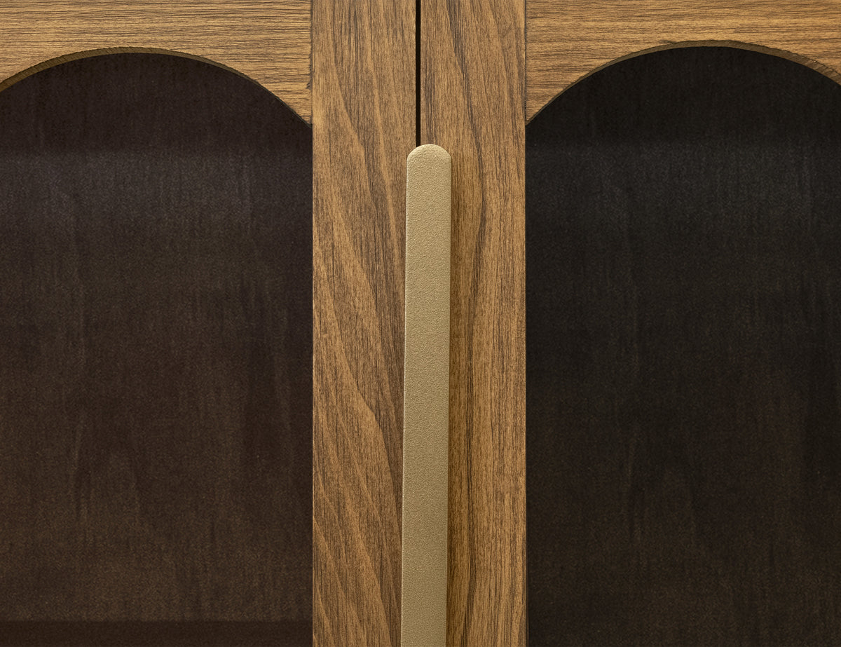 Brava Collection Console, Brown, 4 Door