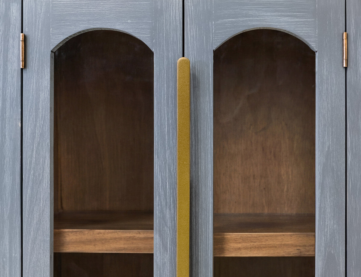 Brava Collection Console, Blue, 6 Door