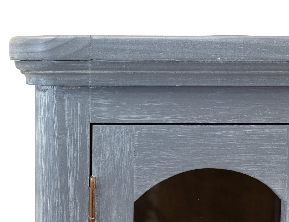 Brava Collection Console, Blue, 2 Door