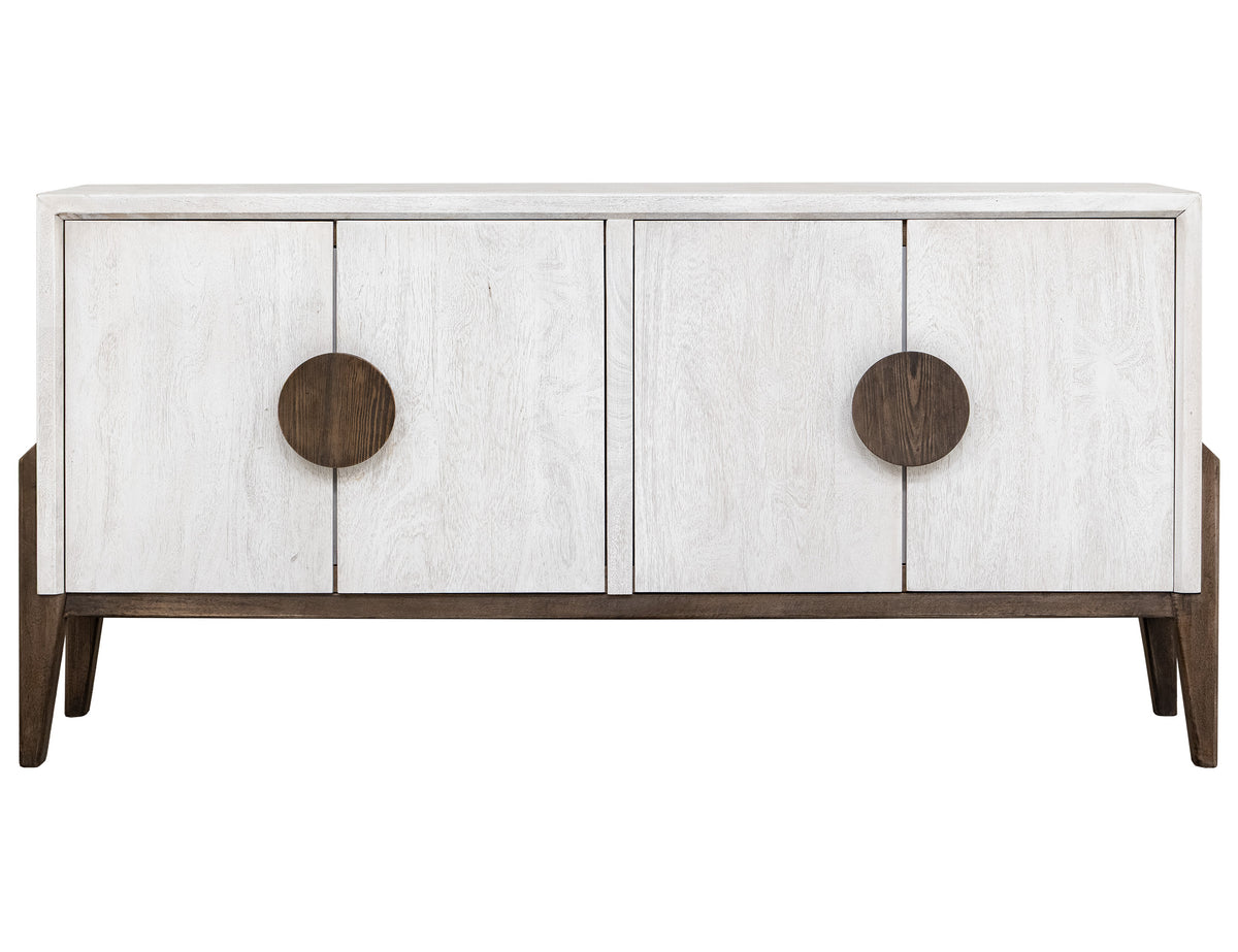 Moka White Console, 4 Door