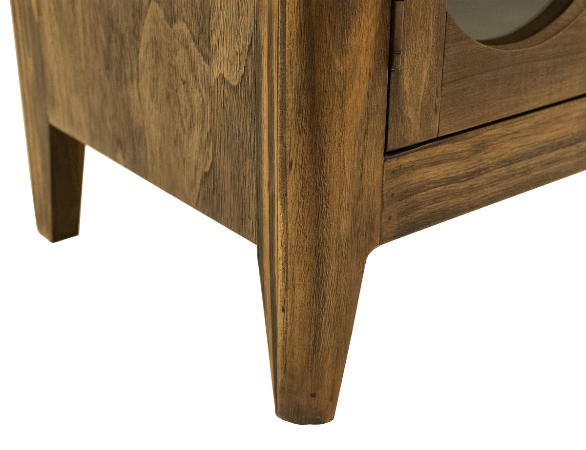 Brava Collection Console, Brown, 2 Door