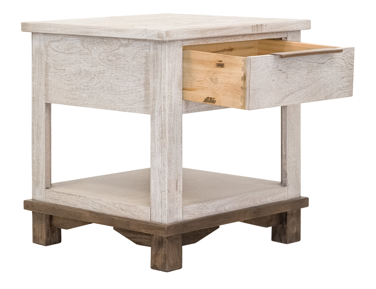 Golden Loft End Table, 1 Drawer