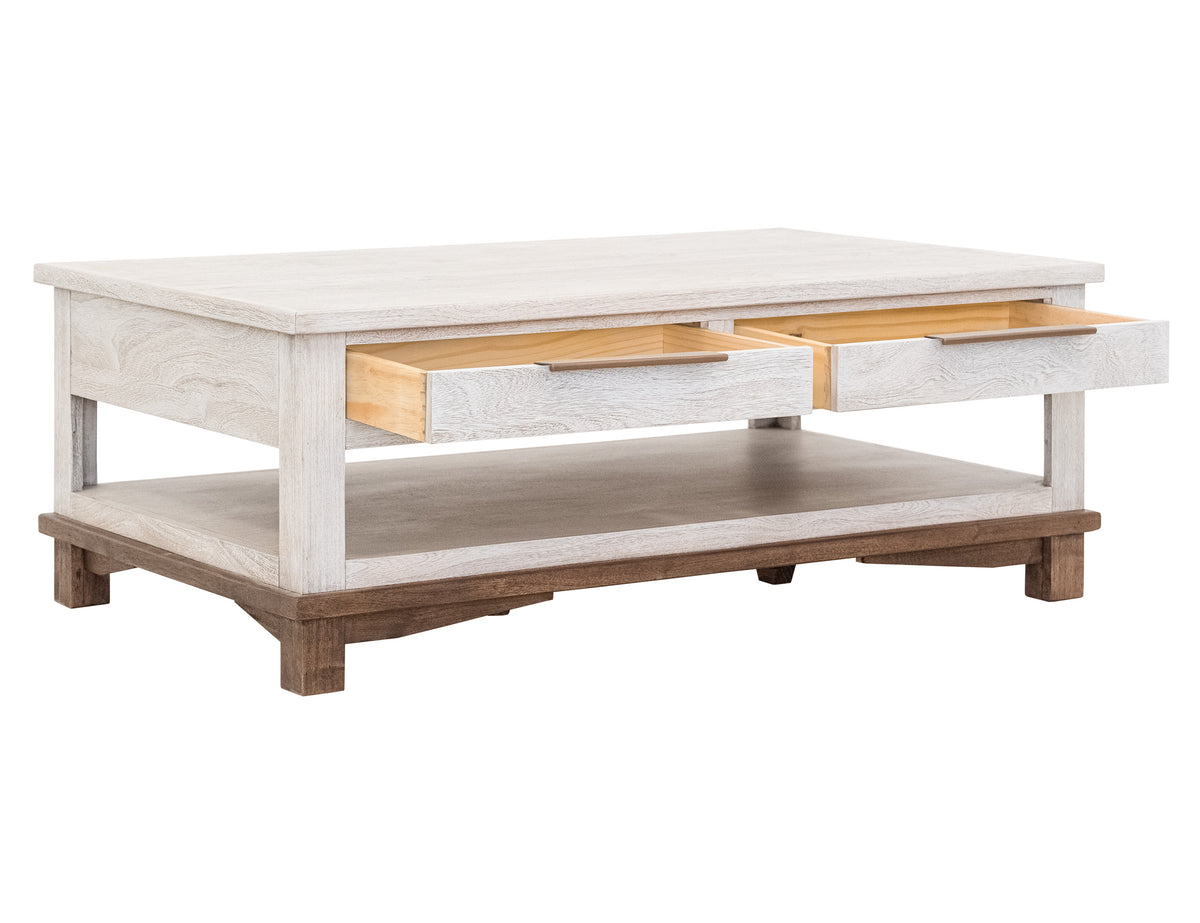 Golden Loft Cocktail Table, 4 Drawer