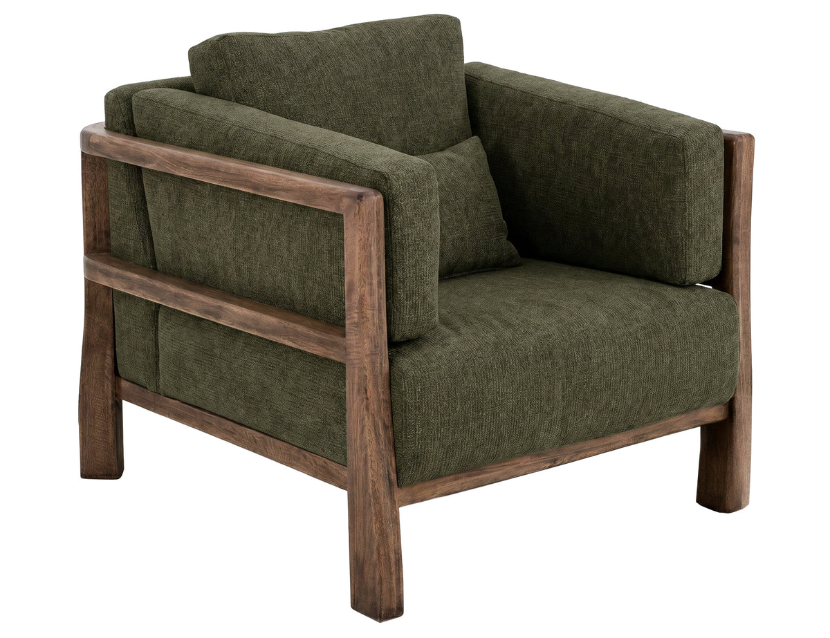 Roots Armchair, Wooden Frame & Base - IUP673-ACH-111