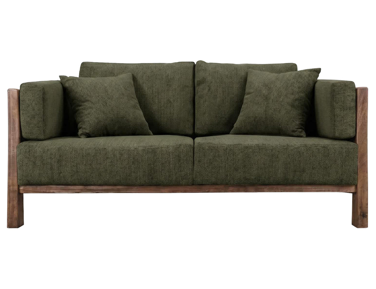 Roots Loveseat, Wooden Frame, Upholstered - IUP673-LOV-111