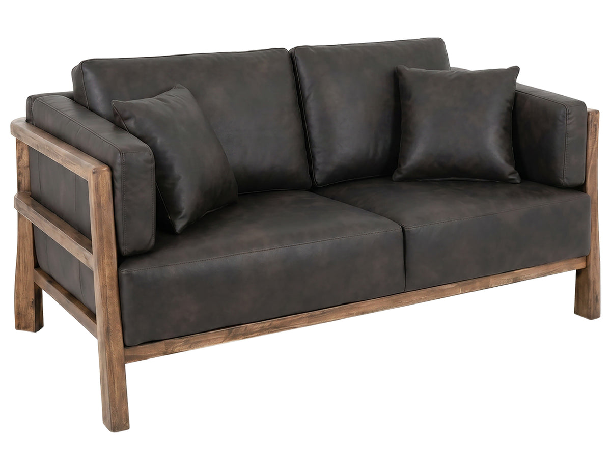 Roots Loveseat, Wooden Frame, Upholstered - IUP673-LOV-216