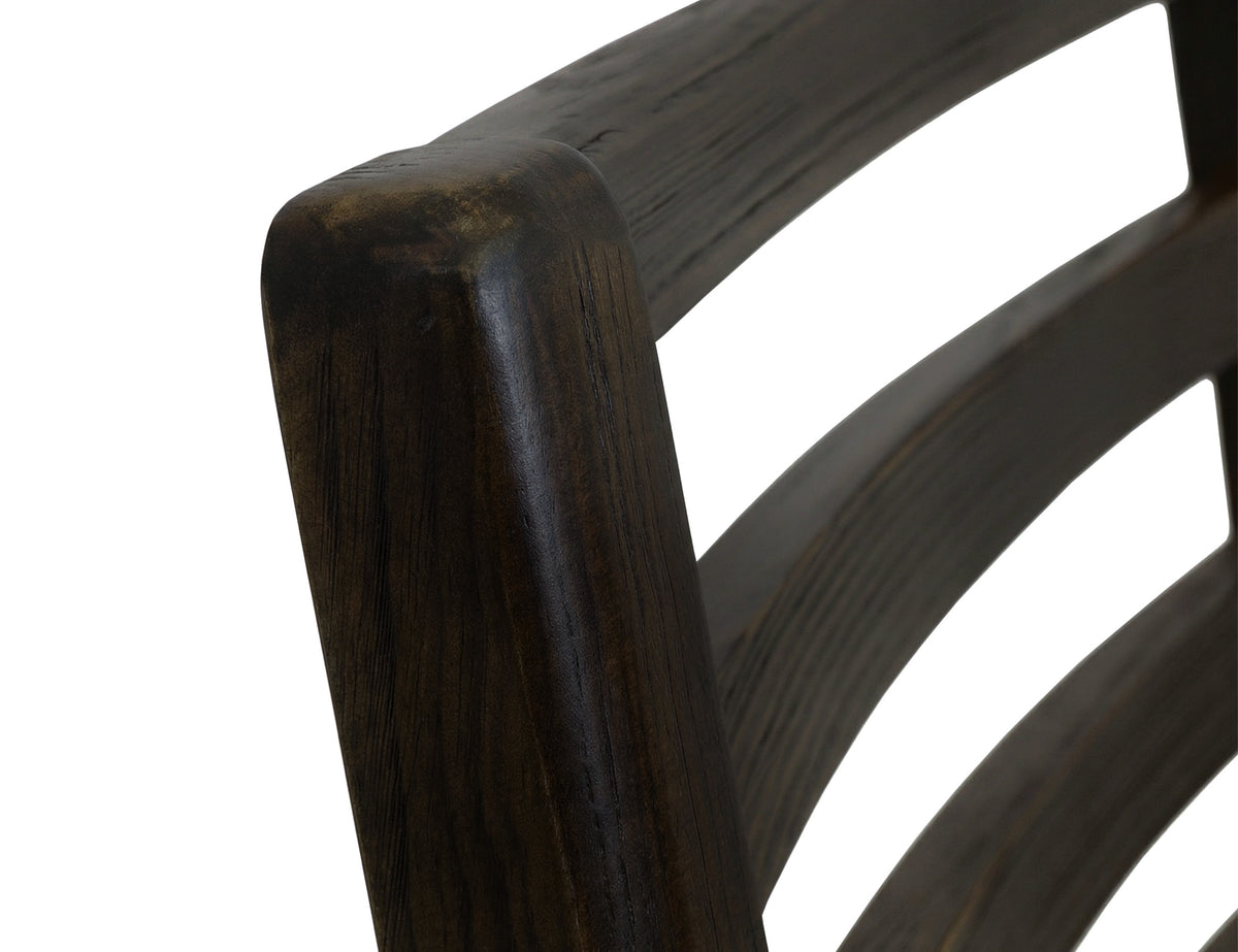 Black Balam Chair, Black, Wooden - IFD4426CHR