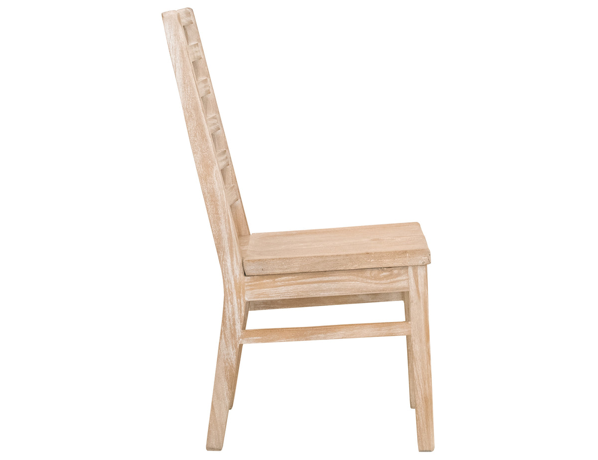 White Balam Chair, Ivory, Wooden