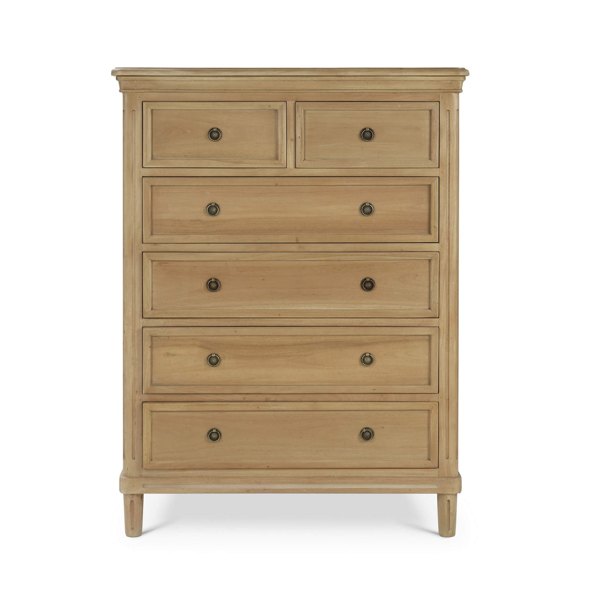 Hayward 6 Drawer Tall Boy in Fruitwood