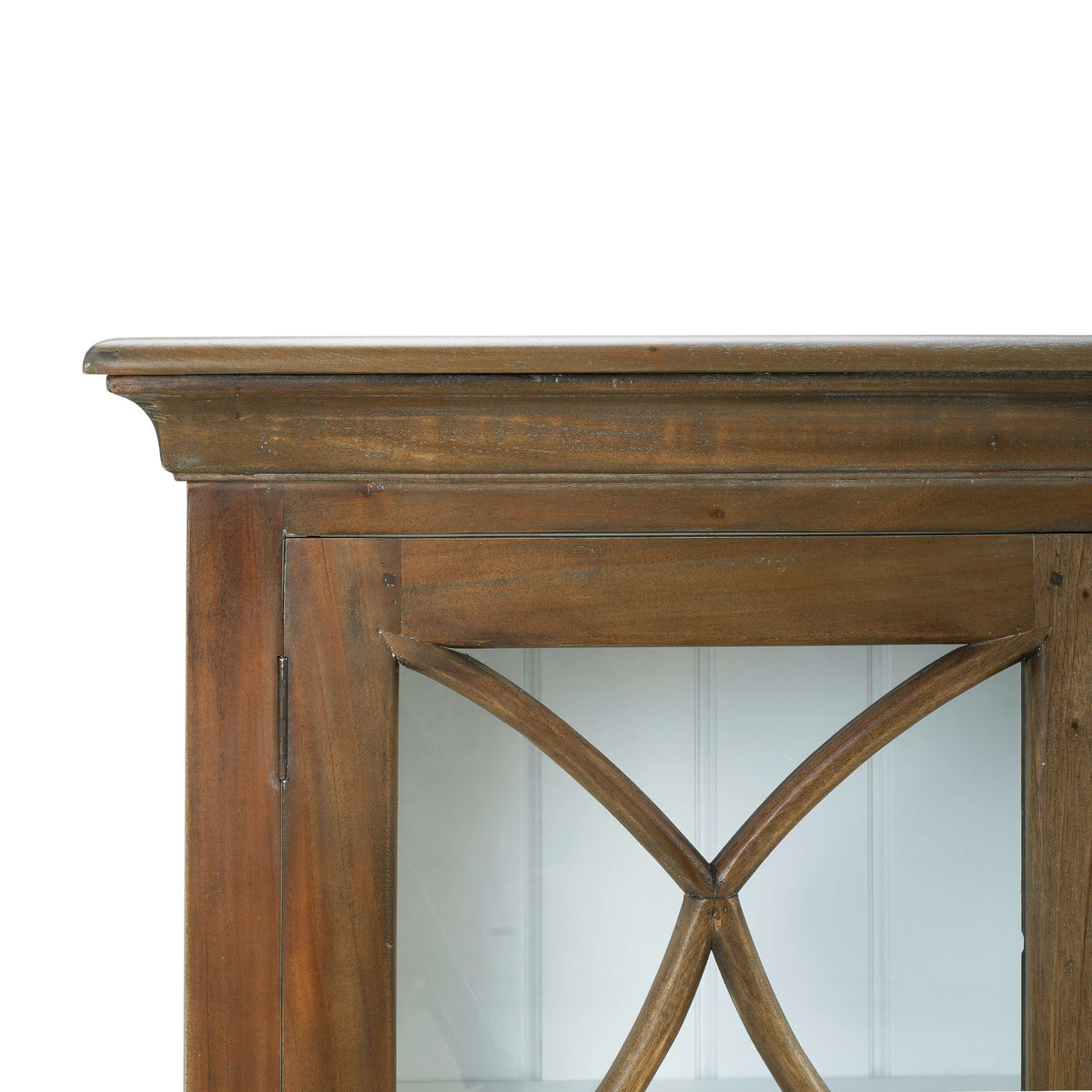 Hamilton 4 Door Buffet in Straw Wash w/ Architectural White Interior
