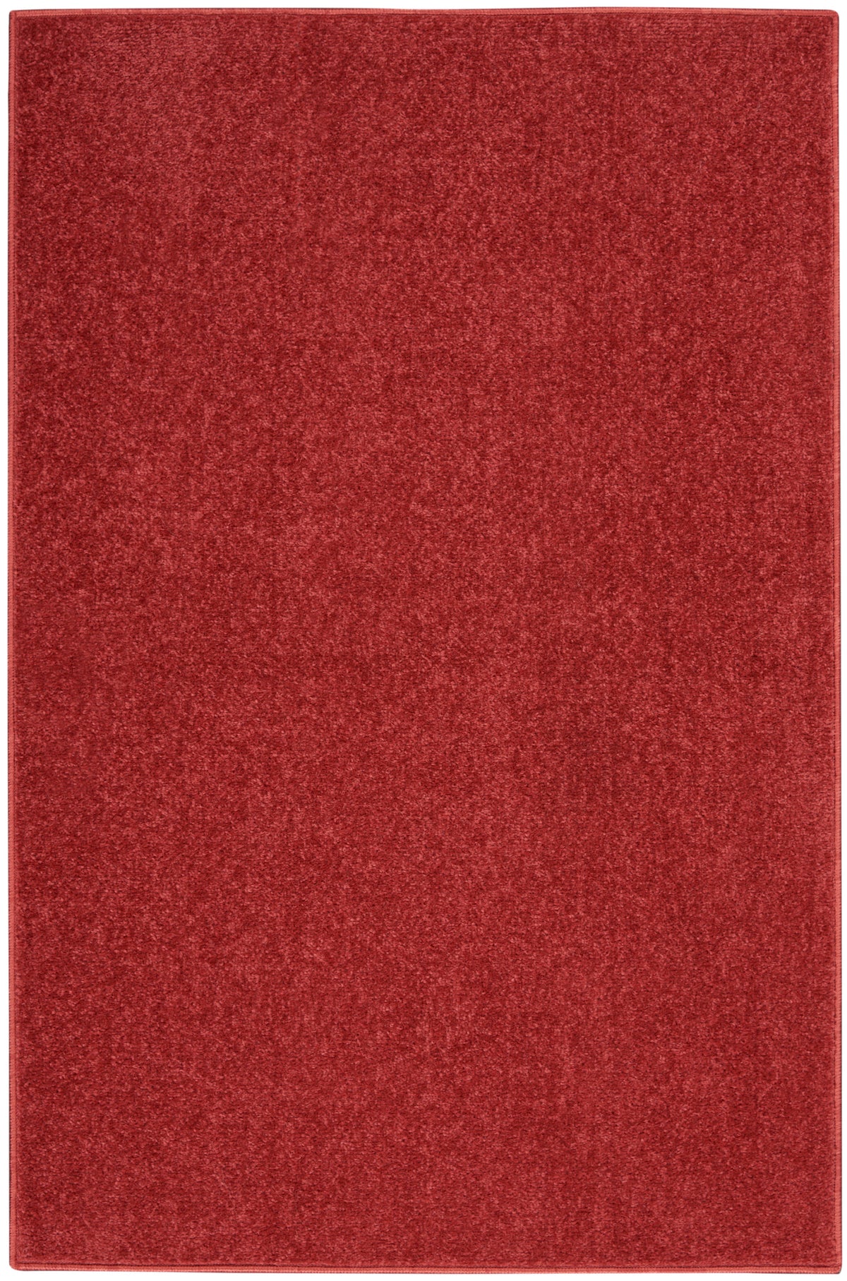 Nourison Essentials NRE01 Brick Red Rug