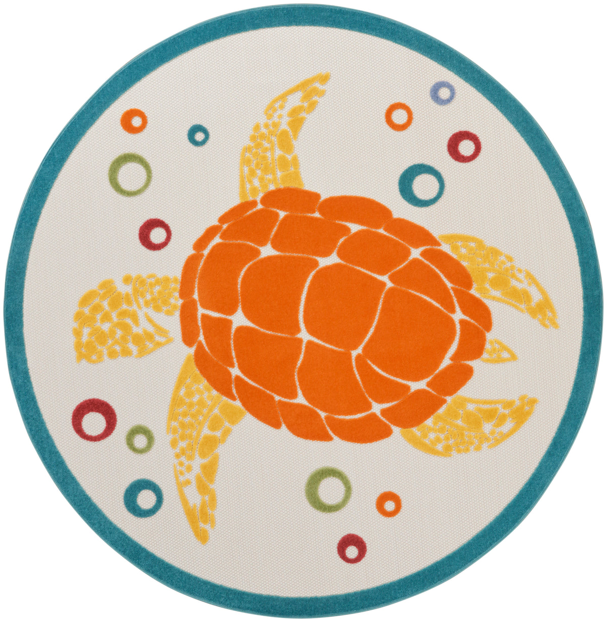 Aloha ALH27 Teal Multicolor Rug