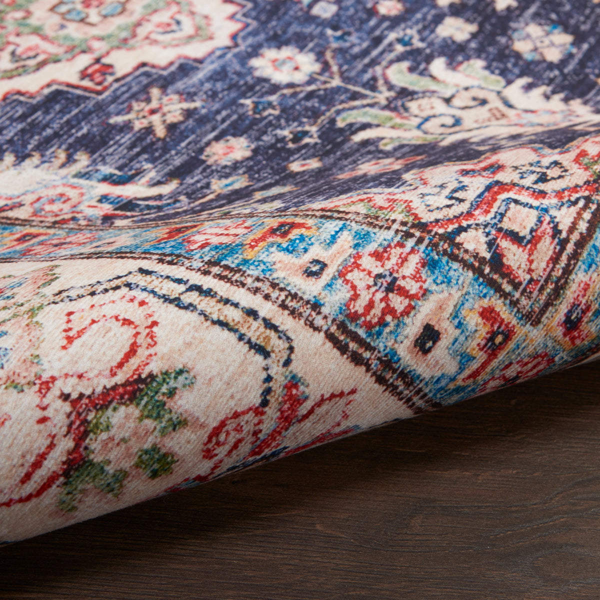 Fulton FUL01 Navy Rug