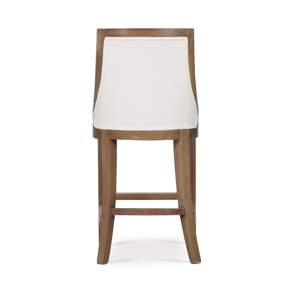 Monarch Counter Stool in Straw Wash w/ Arctic White Performance Fabric