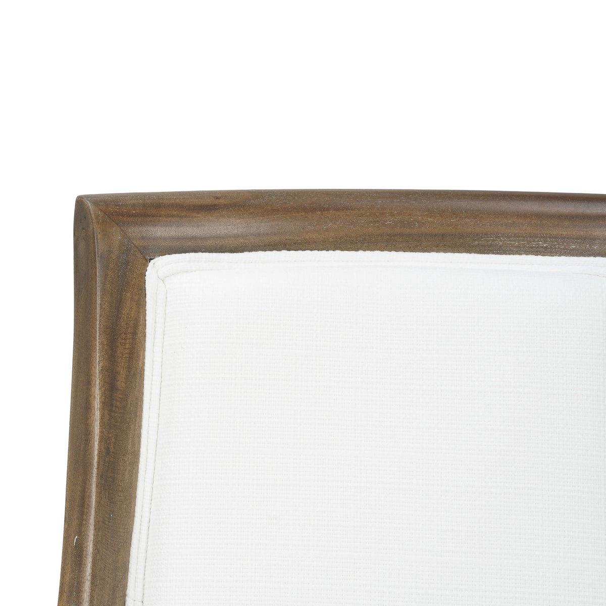 Monarch Dining Chair in Straw Wash w/ Arctic White Performance Fabric