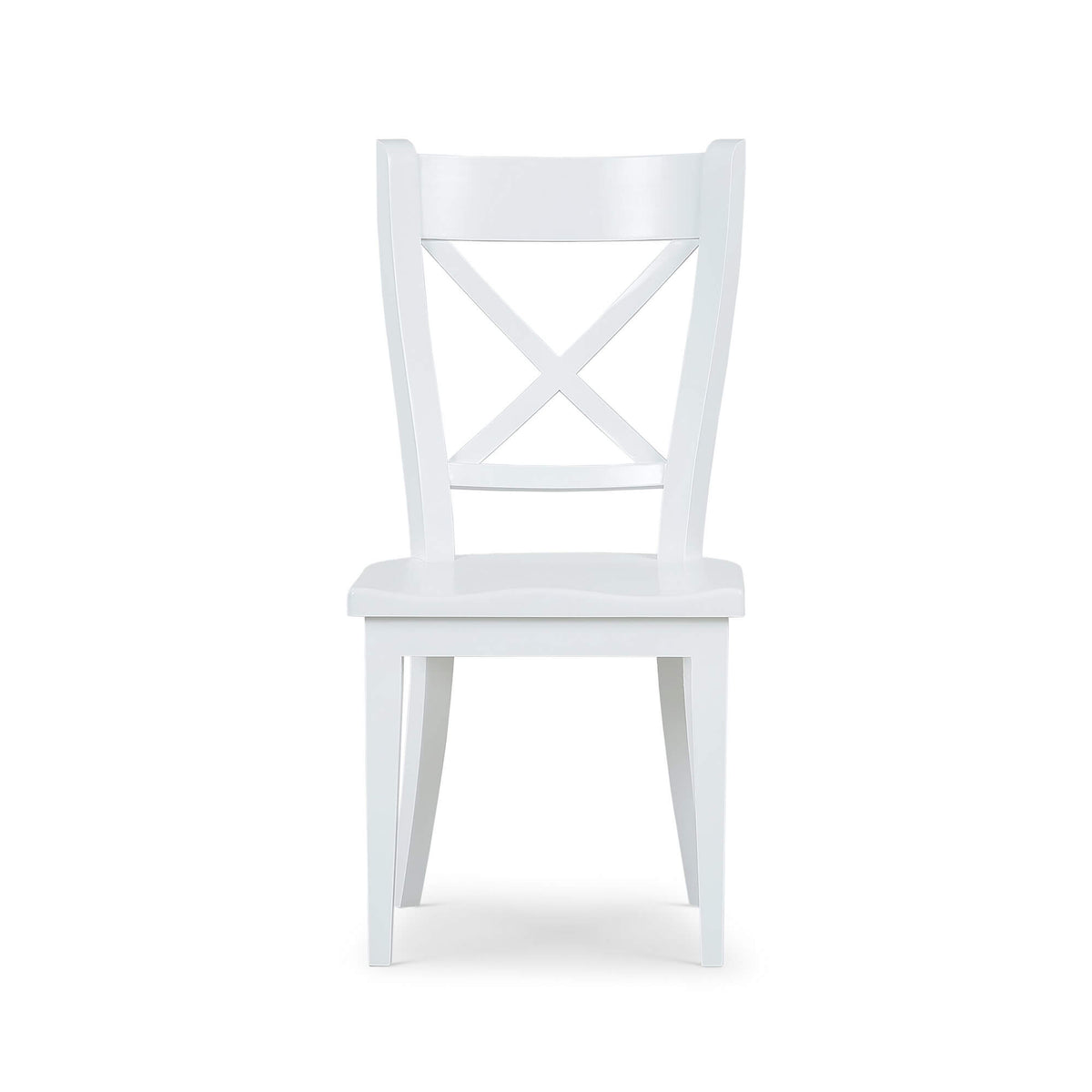 Summerset Chair w/ Wood Seat in Architectural White