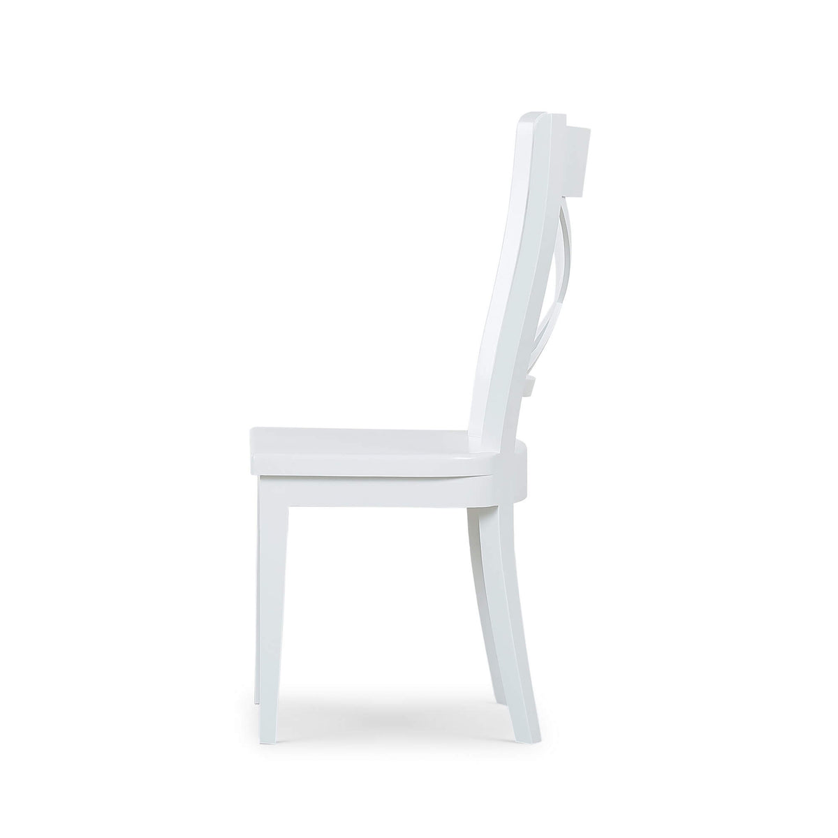 Summerset Chair w/ Wood Seat in Architectural White