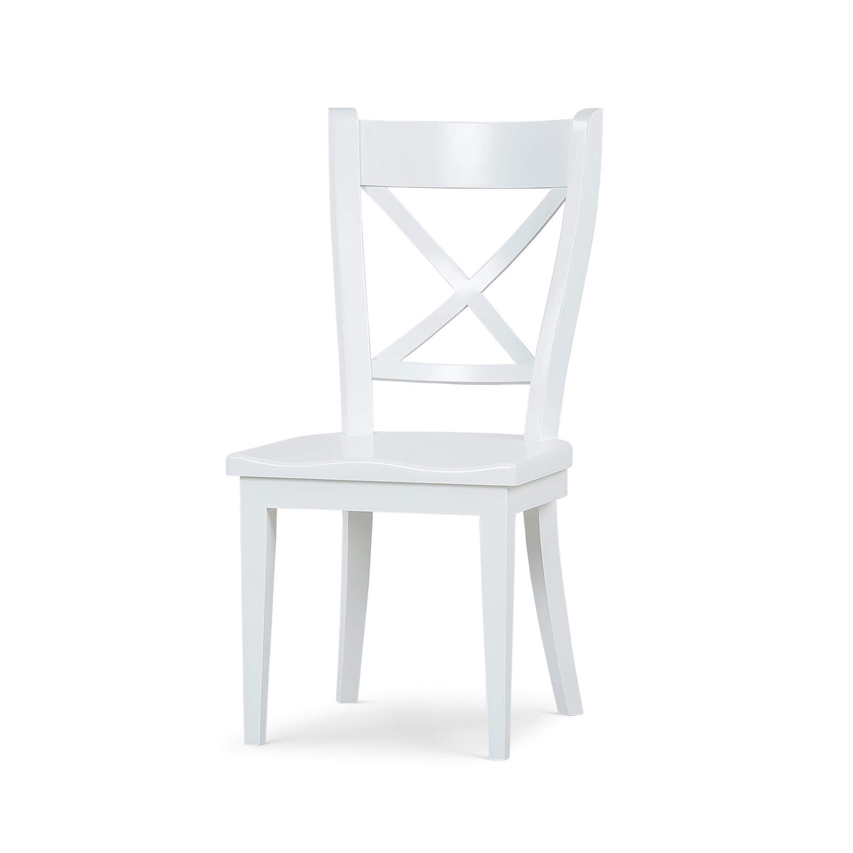 Summerset Chair w/ Wood Seat in Architectural White
