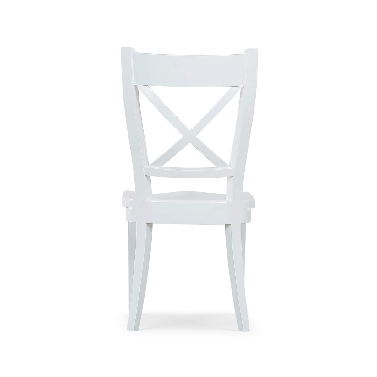 Summerset Chair w/ Wood Seat in Architectural White