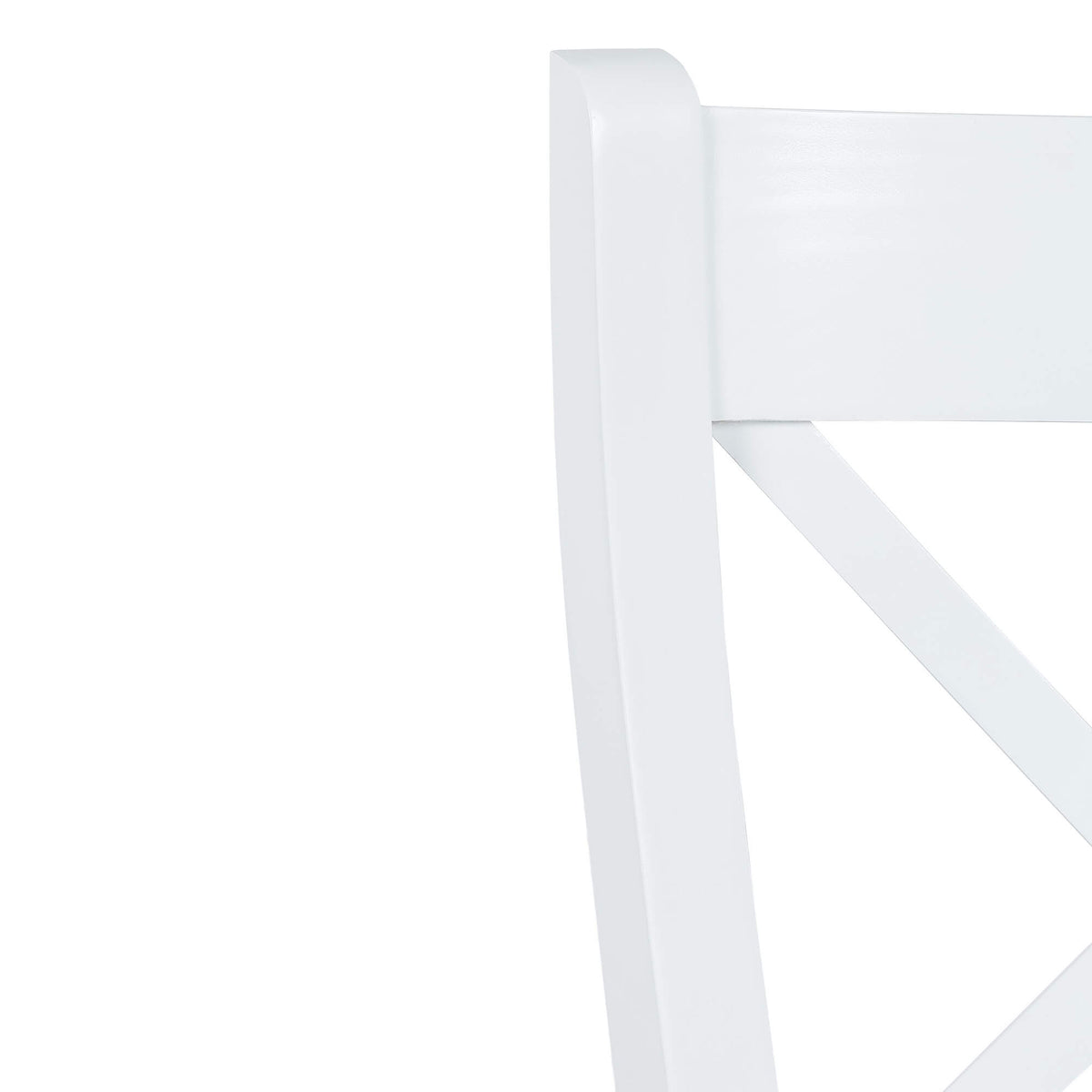 Summerset Chair w/ Wood Seat in Architectural White