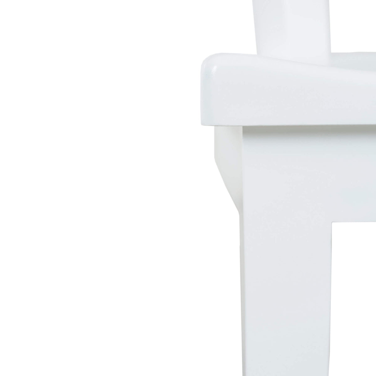 Summerset Chair w/ Wood Seat in Architectural White