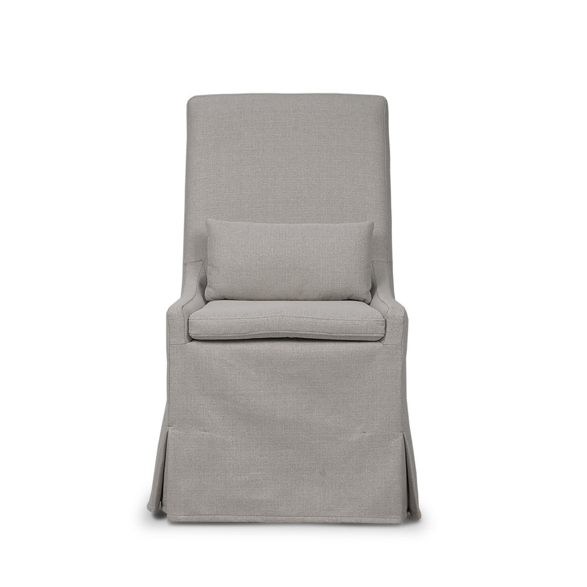 Sierra Modern Slipcovered Dining Chair w/o Castors in Camelot Performance Fabric