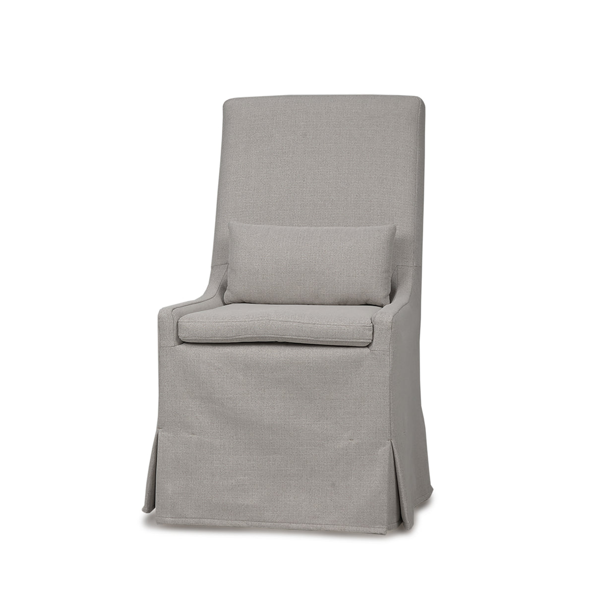 Sierra Modern Slipcovered Dining Chair w/o Castors in Camelot Performance Fabric
