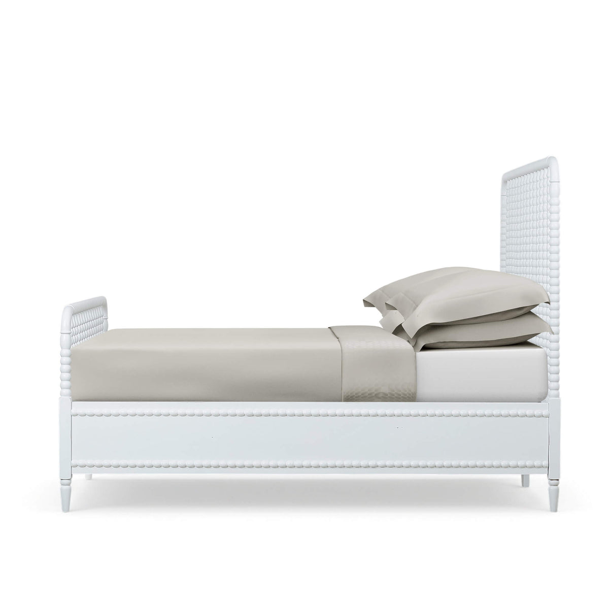 Cholet Bed Queen in Architectural White