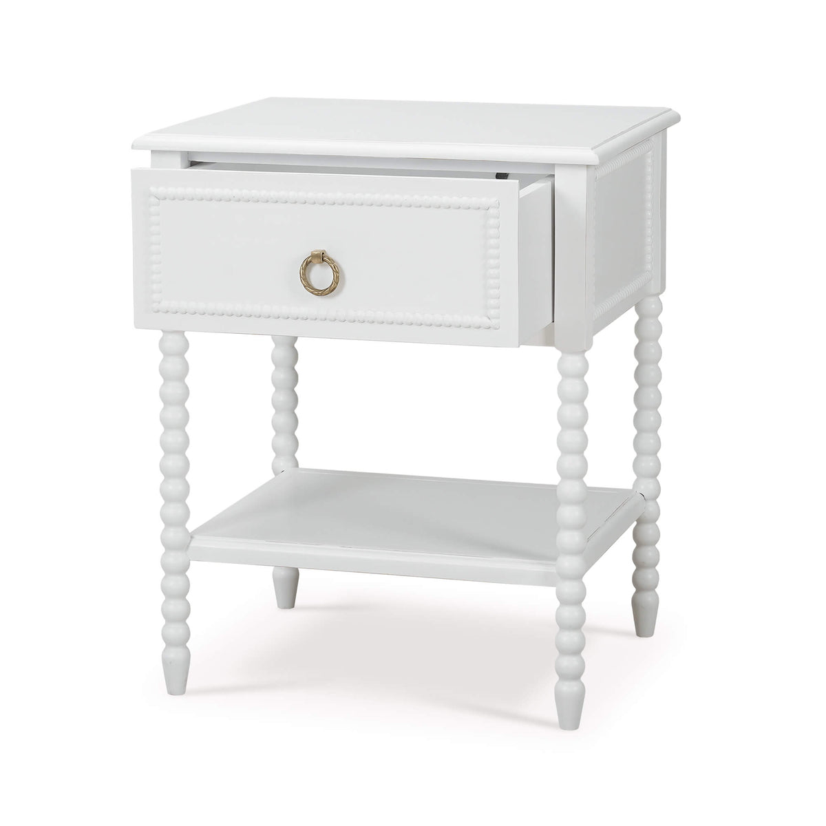 Cholet Bedside Table in Architectural White