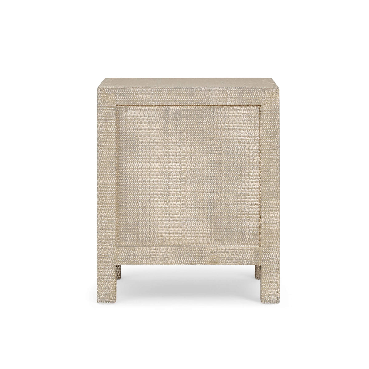Kagu End Table Wrapped in Sandbar Rattan