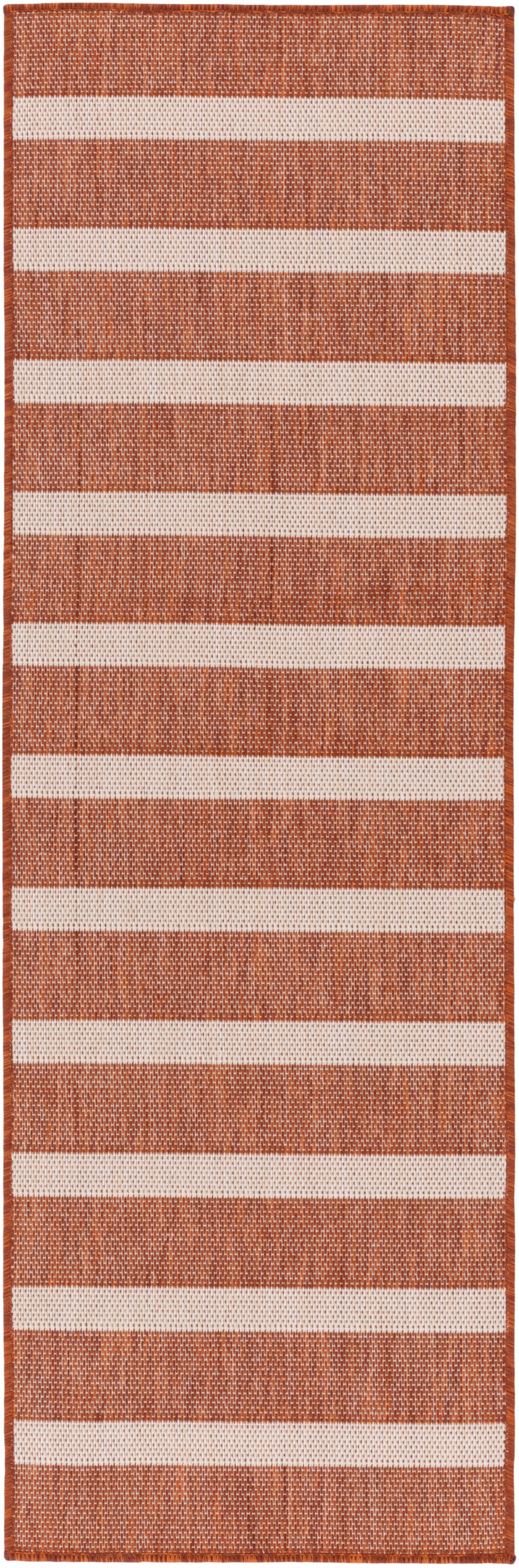 Positano POS03 Terracotta Ivory Rug